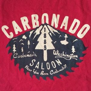 Carbonado Saloon Washington Dive Bar T-shirt 2xl